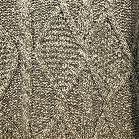 Edward Chapman Ladies Shops Canadian Brand Chunky Green Knit Sweater Women Large - Picture 2 of 16